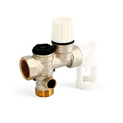 Группа безопасности бойлера UNI-FITT до 10 кВт, 3/4, 7 бар, поворотная, никелированная