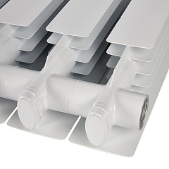 Алюминиевый секционный радиатор отопления Stout Alpha 350 / 12 секций