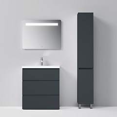 Шкаф-колонна AM.PM Gem S M91CSR0306GM, напольный, правый, 30 см, графит матовый