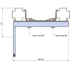 Крепление Хоммет двойное