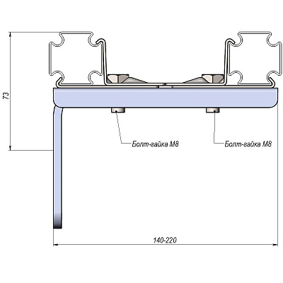 Крепление Хоммет двойное