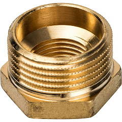 Футорка Stout с внутренней-наружной резьбой 1x1/2, арт.SFT-0028-000112