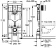Система инсталляции для унитазов Grohe Rapid SL 38827000 5 в 1 с кнопкой смыва