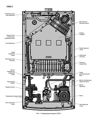 Настенный газовый двухконтурный котел отопления Wolf CGG-3K-24