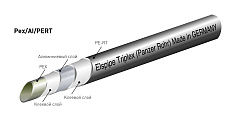 Труба из сшитого полиэтилена универсальная Elsen Elspipe Triplex PE-Xc/AI/PE-RT 32x4.7 мм, отрезок 5 м