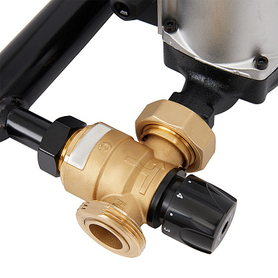 Насосная группа HOOBS , DN25, с термосмесителем, с насосом GRUNDFOS UPSO25-65 (20 С…..45 С)