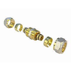 Соединитель Valfex для труб PE-RT/Al/PE-RT, обжимной 16