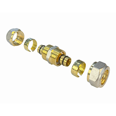 Соединитель Valfex для труб PE-RT/Al/PE-RT, обжимной 16