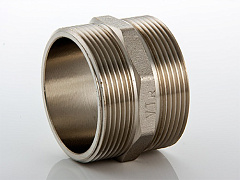 Ниппель VALTEC 1/2 наружная резьба, никелированная латунь