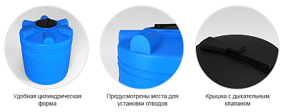 Емкость ЭкоПром ЭВЛ 300 литров