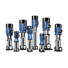 Вертикальный многоступенчатый центробежный in-line насос CNP CDM1-4FSWPC