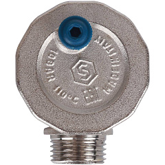 Автоматический воздухоотводчик Stout угловой, вертикальный выпуск 1/2 (SVS-1013-000015)