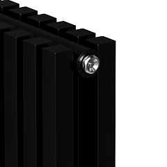 Стальной трубчатый радиатор отопления Royal Thermo Shift Q30 C2180 - 06 секций RAL9005m (черный)