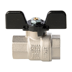 Кран шаровой Stout полнопроходной 1 1/4 ВВ, бабочка