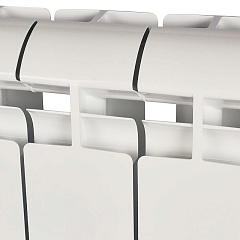 Алюминиевый секционный радиатор отопления Stout Alpha 350 / 10 секций