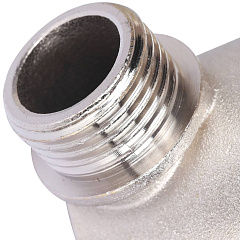 Автоматический воздухоотводчик Stout угловой, вертикальный выпуск 1/2 (SVS-1013-000015)