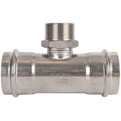 Тройник Rommer переходной 54х11/4, ВПр-НР, нержавеющая сталь