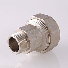 Соединитель VALTEC для стальных труб Ду151/2 дюйма наружная резьба, латунь