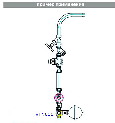 Крестовина VALTEC двухплоскостная 1/2 наружная резьба, никелированная латунь