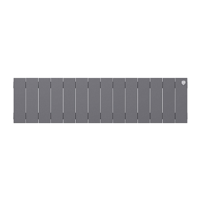 Биметаллический секционный радиатор отопления Royal Thermo PianoForte Silver Satin 200 / 14 секций