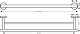 Полотенцедержатель двойной Hansgrohe Logis Universal 41712000
