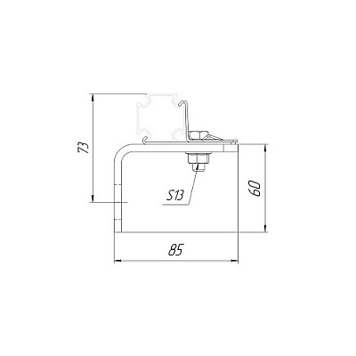Крепление к стене/полу RIVO Fix одинарное (100004)