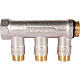 Коллектор Stout с шаровыми кранами 3/4x1/2 с 3 отводами, синий, SMB SMB 6211 341203