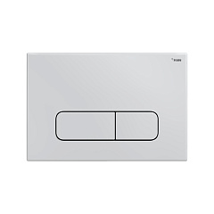 Комплект инсталляции РЕХАУ NOVAFLOW с панелью смыва NOVA ELLIPSE 001 овальные клавиши, пластик, белый, глянцевый (19101081001)