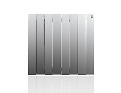 Биметаллический секционный радиатор отопления Royal Thermo PianoForte Satin Silver 500 / 8 секций