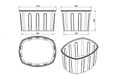Ванна ЭкоПром 400 литров