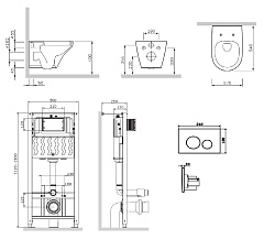 Комплект инсталляции AM.PM Inspire IS49001.501700
