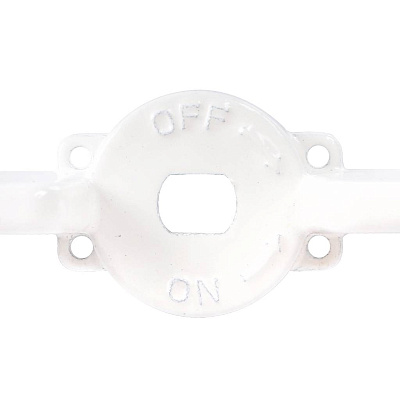 Ручка-бабочка Stout для полнопроходных шаровых кранов 1 и 1 1/4 дюйма, белая