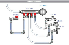 Гаситель гидроударов VALTEC мембранный