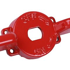 Ручка-бабочка Stout для полнопроходных шаровых кранов 1 дюйм, красная