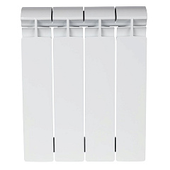 Биметаллический секционный радиатор отопления Stout Alpha 350 / 1 секция