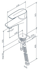 Смеситель для раковины AM.PM Gem F90A02100