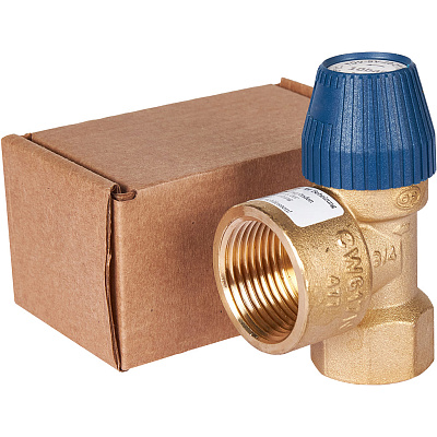 Клапан предохранительный Stout для систем водоснабжения 10 бар 3/4 дюйма x 1 дюйм