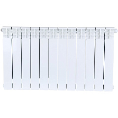 Биметаллический секционный радиатор отопления Stout Space Ventil 500 / 12 секций (нижнее правое)