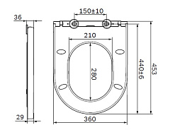 Крышка-сиденье AM.PM Inspire C507854WH