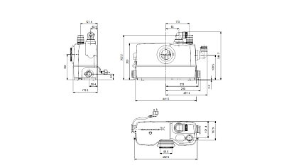 Канализационная установка Grundfos Sololift2 WC-3