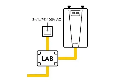 Электрический проточный водонагреватель CLAGE CDX 11-U (2400-26613)