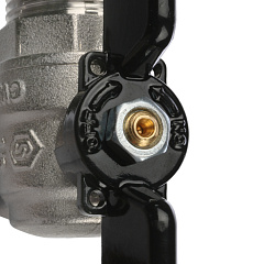 Кран шаровой Stout полнопроходной угловой с американкой 1/2 ВН, бабочка