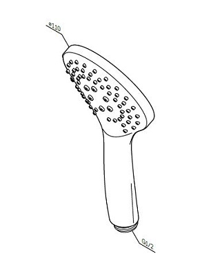 Душевая лейка AM.PM Gem F0290064