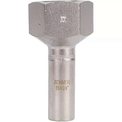 Вставка Rommer переходная пресс 15х3/4, НПр-ВР, нержавеющая сталь