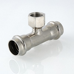 Тройник VALTEC с вн.р. нерж. сталь 35х1/2