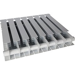 Биметаллический секционный радиатор отопления Stout Vega 500 / 8 секций