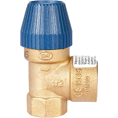 Клапан предохранительный Stout для систем водоснабжения 10 бар 1/2 дюйма x 3/4 дюйма