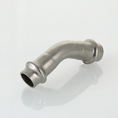 Угольник VALTEC из нержавеющей стали, 45 град. внутренняя-внутренняя 12