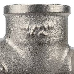 Угольник с креплением Stout ВР никелированный 1/2, SFT-0039-000012