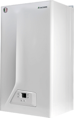 Настенный газовый двухконтурный котел отопления Italtherm CITY CLASS 35 F (WB) белая панель с кнопками (301051B13)